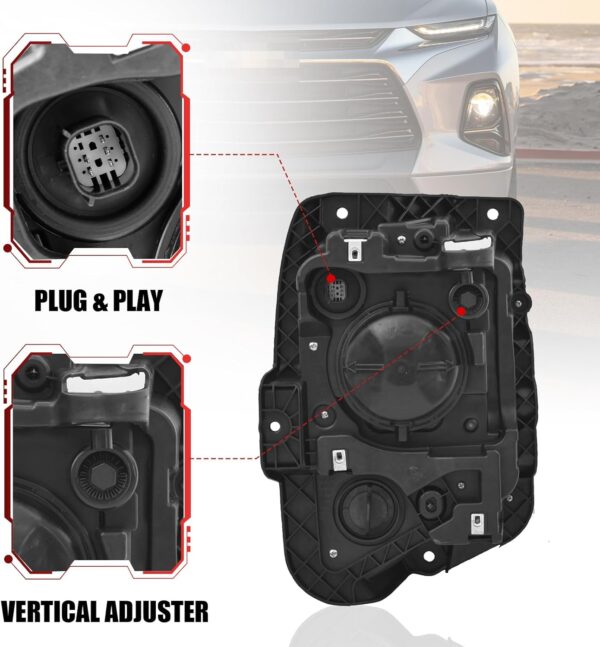 CATYPATT Xenon White Headlight Assembly Right Side for Chevrolet Blazer 2019 2020 2021 - 图片 5