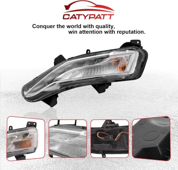 GM2562117 Front Bumper Fog Light Left Driver Side Enhance visibility for 2019 2020 2021 2022 2023 CHEVROLET MALIBU XL 84575553 - Image 3