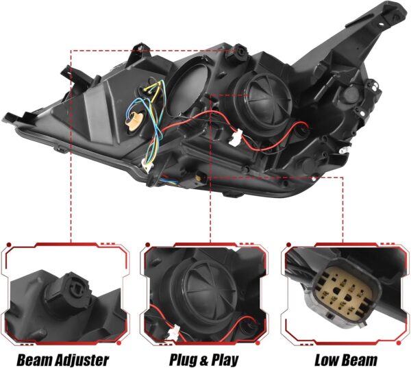 Headlight Assembly GM2502388 2014 2015 2016 2017 2018 2019 2020 Left Driver Side for CHEVROLET IMPALA 84434645 - Image 3
