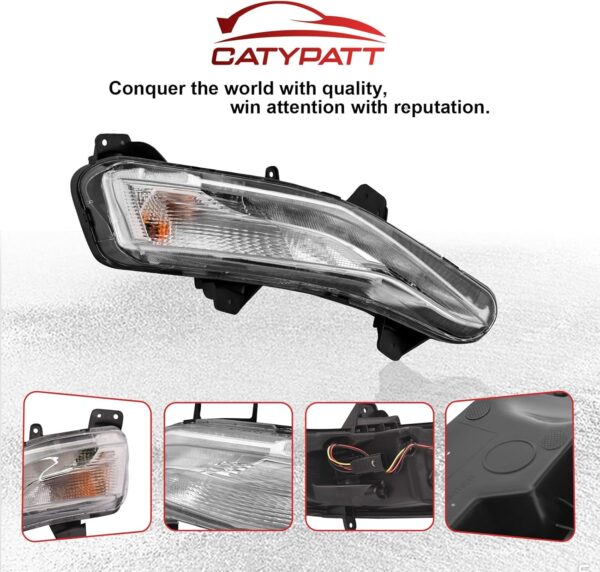 GM2562117 Front Bumper Fog Light Right Side Passenger Side Enhance visibility for 2019 2020 2021 2022 2023 CHEVROLET MALIBU XL 84575552 - Image 5