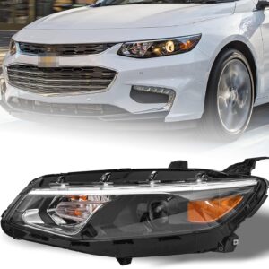 Halogen Headlight Assembly Fit For GM2502498 2016-2018 Left Driver Side forCHEVROLET MALIBU XL 84680167