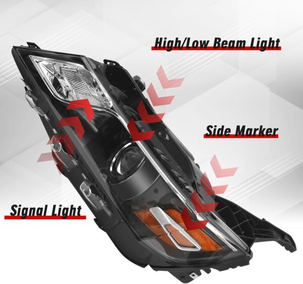 Headlight Assembly GM2502388 2014 2015 2016 2017 2018 2019 2020 Left Driver Side for CHEVROLET IMPALA 84434645 - Image 4