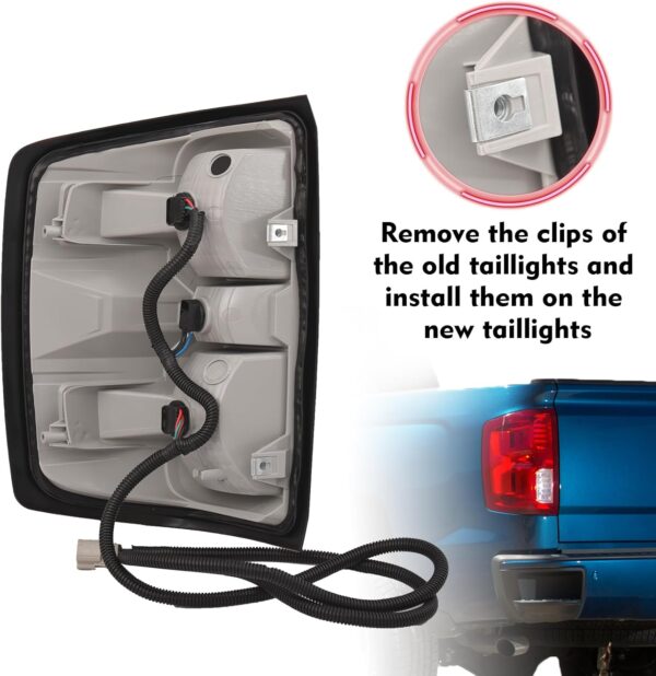 Tail Light Assembly GM2800293 2016-2018Right Side Passenger Side for CHEVROLET SILVERADO 84288722 - Image 5