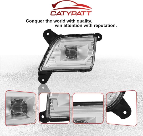 GM2592332 Front Bumper Fog Light Right Passenger Side Enhance visibility for 2019 2020 2021 CHEVROLET SILVERADO 84509652 - Image 8