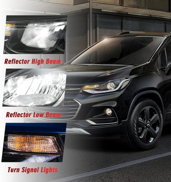 Halogen Headlight Assembly with Bulbs Fit For 2017 2018 2019 2020 2021 2022 Left Driver Side for CHEVROLET Chevy TRAX Headlight GM2502444 42698950 - Image 7