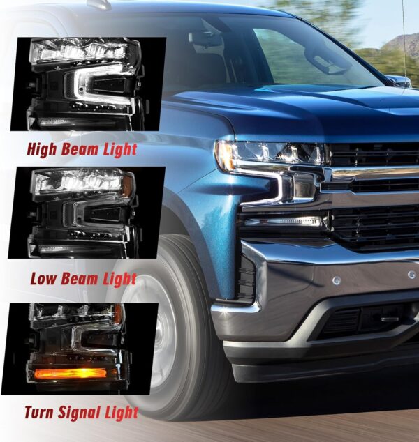 Headlight Assembly GM2502445 2019-2021 Right Side Passenger Side for CHEVROLET SILVERADO 86421851 - Image 7