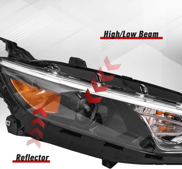 Halogen Headlight Assembly GM2502498 2016-2018 Right Side Passenger Side for CHEVROLET MALIBU XL 84680168 - Image 4