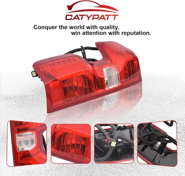 Rear Tail Lights Assembly Fit Chevy Silverado 1500 2019 2020 2021 2022 2023 Chevrolet HD 2500HD 3500HD with Bulb & Harness Passenger Side Right RH 84752979 - Image 6