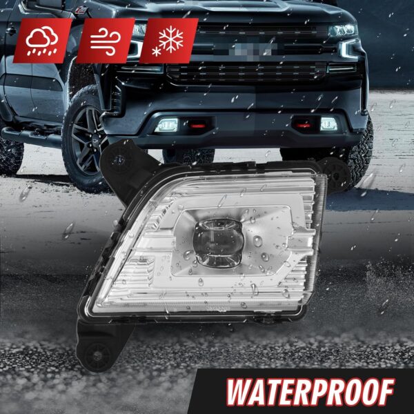 GM2592332 Front Bumper Fog Light Right Passenger Side Enhance visibility for 2019 2020 2021 CHEVROLET SILVERADO 84509652 - Image 3