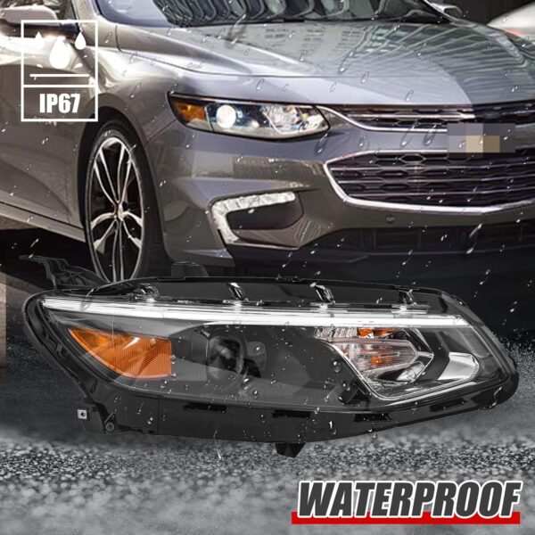 Halogen Headlight Assembly GM2502498 2016-2018 Right Side Passenger Side for CHEVROLET MALIBU XL 84680168 - Image 6