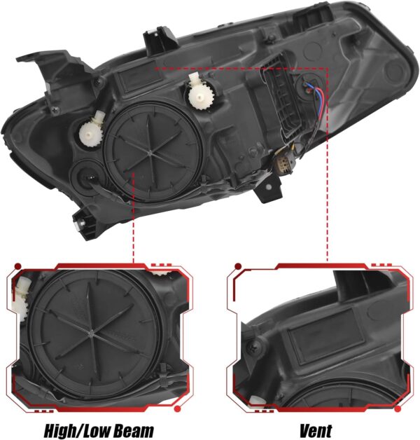 Halogen Headlight Assembly GM2502498 2016-2018 Right Side Passenger Side for CHEVROLET MALIBU XL 84680168 - Image 8