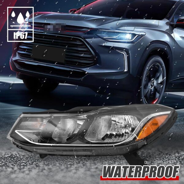 Halogen Headlight Assembly with Bulbs Fit For 2017 2018 2019 2020 2021 2022 Left Driver Side for CHEVROLET Chevy TRAX Headlight GM2502444 42698950 - Image 8