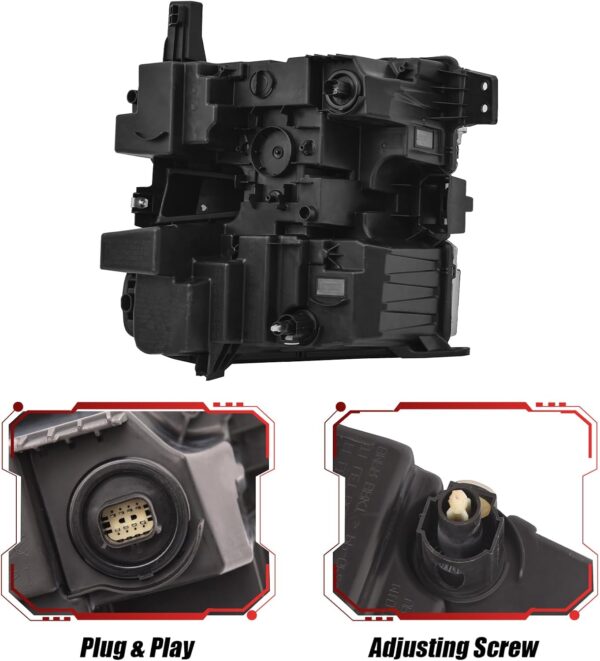 Headlight Assembly GM2502445 2019-2021 Right Side Passenger Side for CHEVROLET SILVERADO 86421851 - Image 3