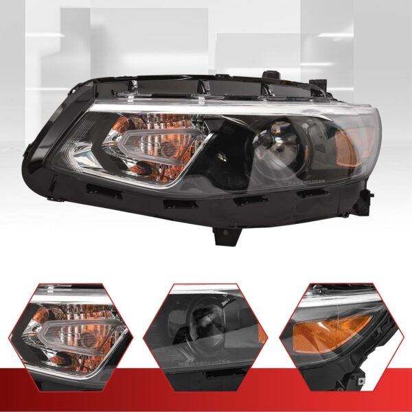 Halogen Headlight Assembly Fit For GM2502498 2016-2018 Left Driver Side forCHEVROLET MALIBU XL 84680167 - Image 5