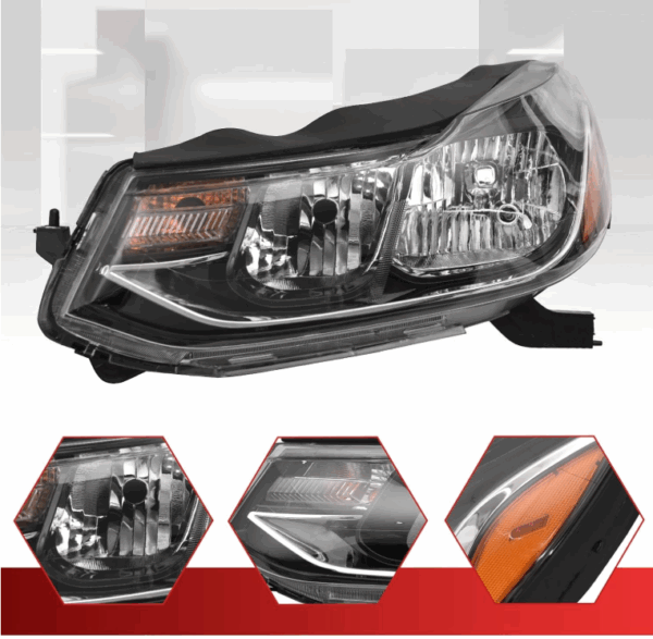 Halogen Headlight Assembly with Bulbs Fit For 2017 2018 2019 2020 2021 2022 Left Driver Side for CHEVROLET Chevy TRAX Headlight GM2502444 42698950 - Image 5